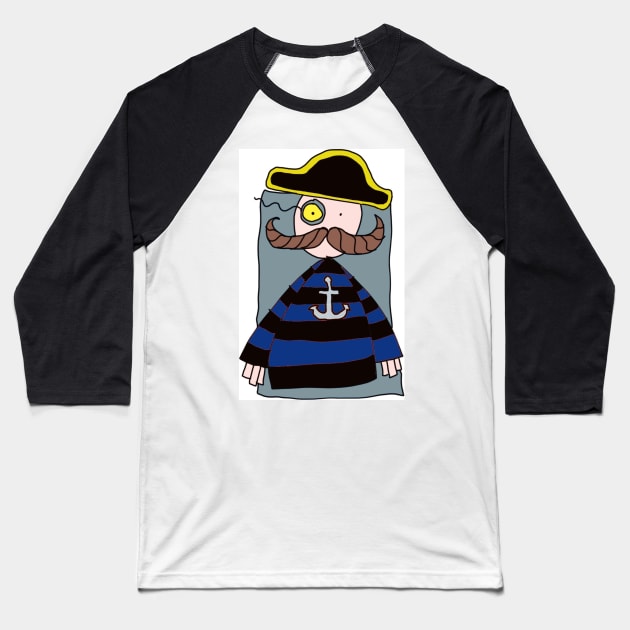 Pirate Baseball T-Shirt by Jonesyinc